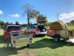Loading up to move from field to indoor shooting