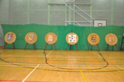 Indoor Christmas fun shoot targets