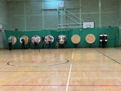 A gentle indoor practise session.